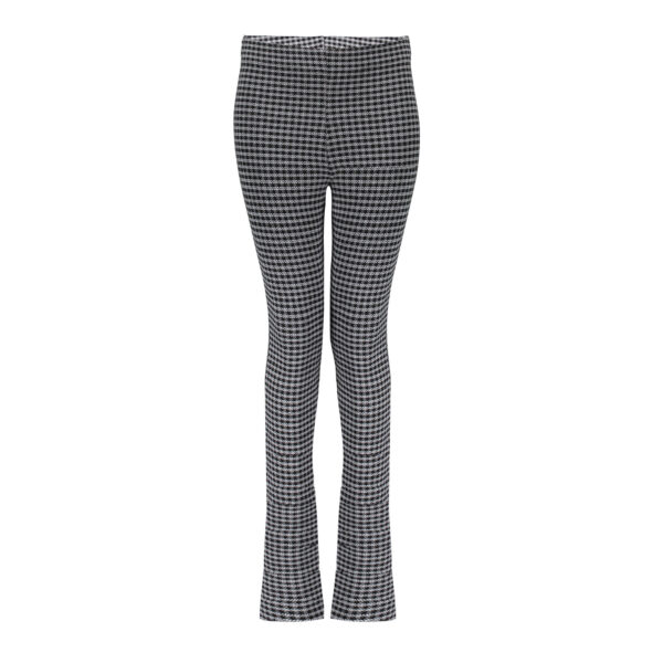 Geisha Meisjes flair broek geruit - Zwart / Grijs