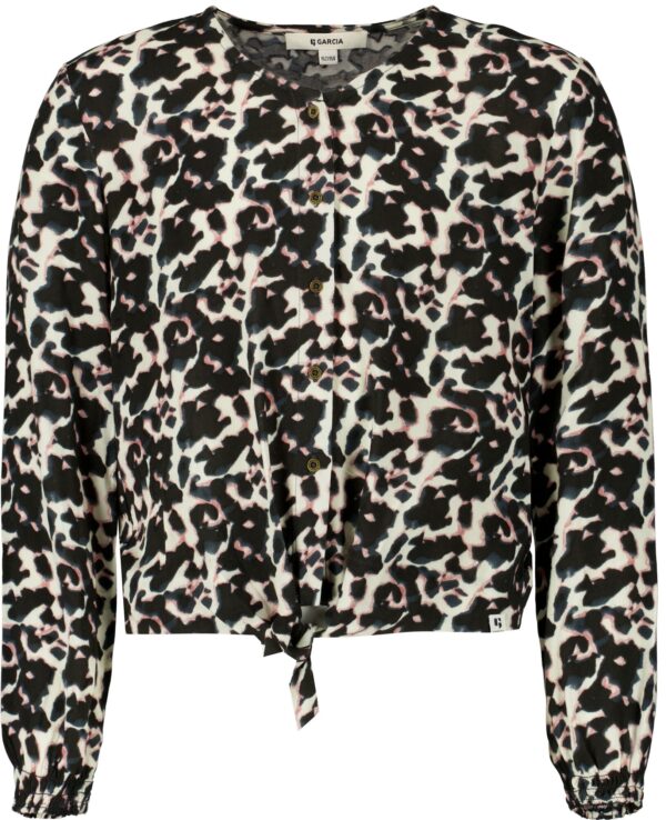 Garcia Meisjes shirt - Donker grijs