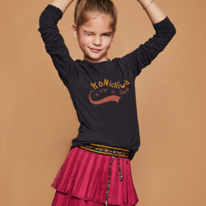 NoNo Meisjes shirt - Kus - Phantom