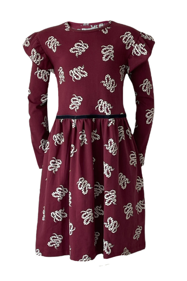 TOPitm Meisjes jurk - Maxine - Slangenprint