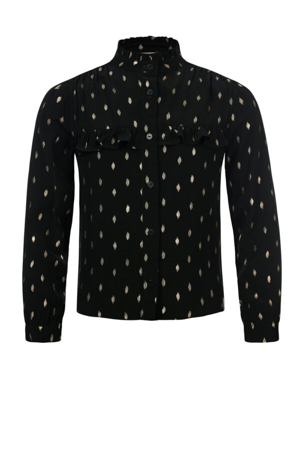 LOOXS 10sixteen Meisjes top foil - Zwart