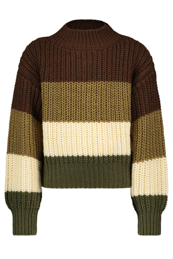 Street called Madison Meisjes sweater - Luna colourblock Aria - Colourblock