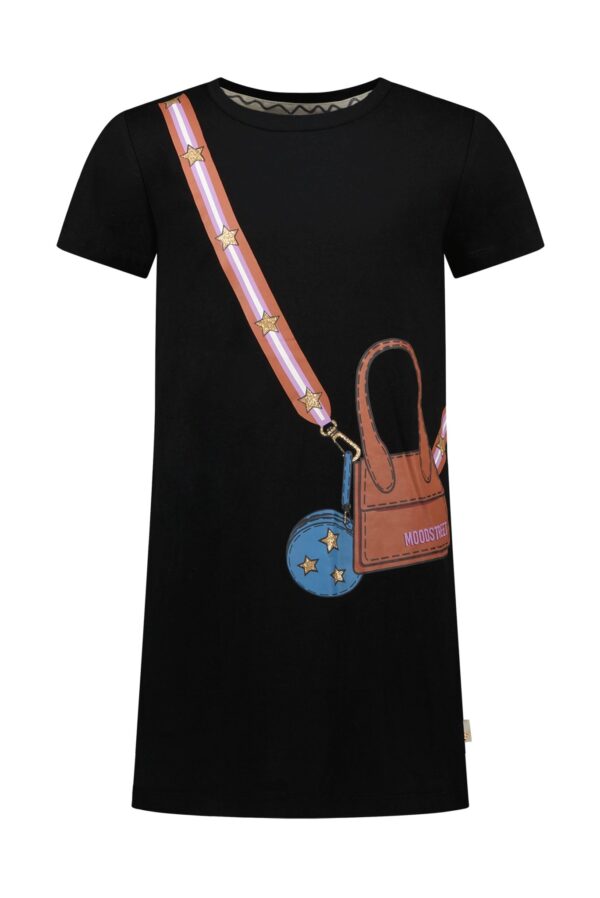 Moodstreet Meisjes jurk - Zwart