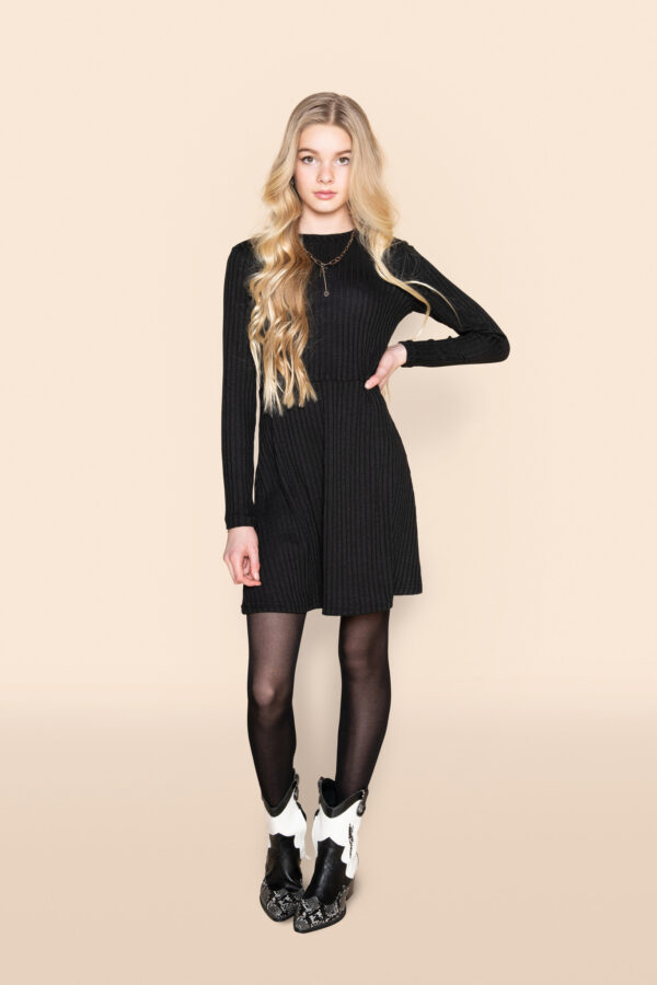 Frankie & Liberty Meisjes jurk - Audrey - Zwart