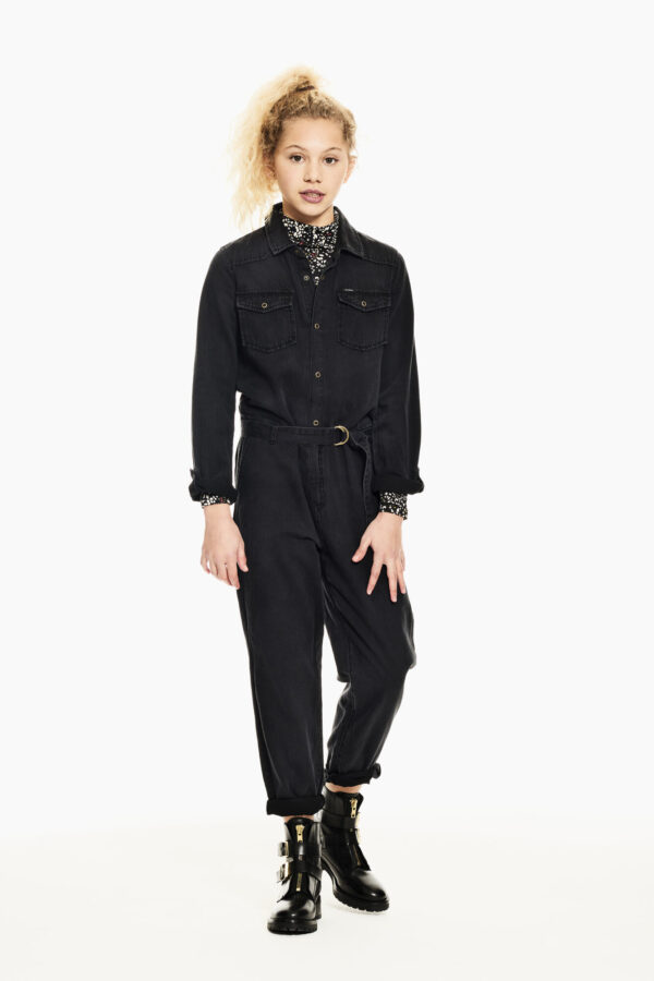 Garcia Meisjes jumpsuit - Grijs vintage