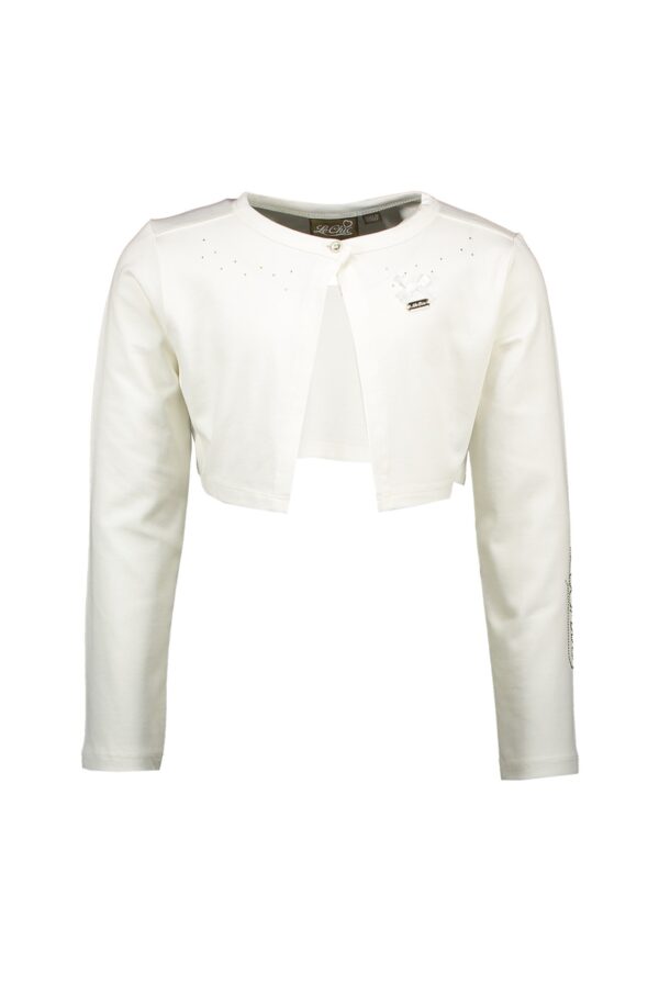 Le Chic Meisjes bolero - NONOH - Off White