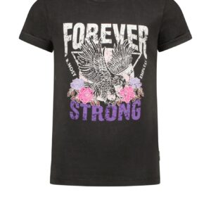 B.Nosy Meisjes t-shirt - Zwart
