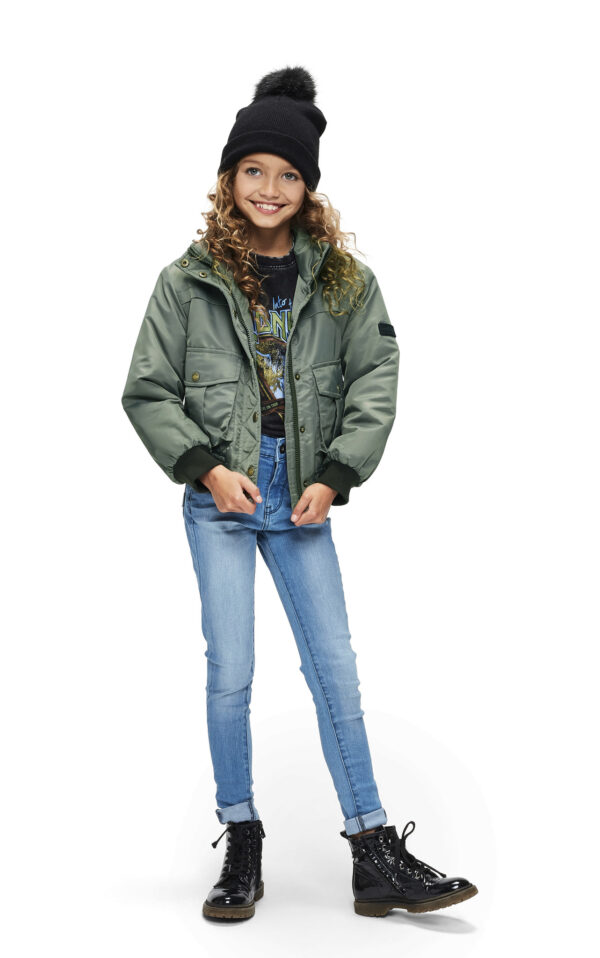 Retour Jeans Meisjes winterjas - Gitte - Khaki