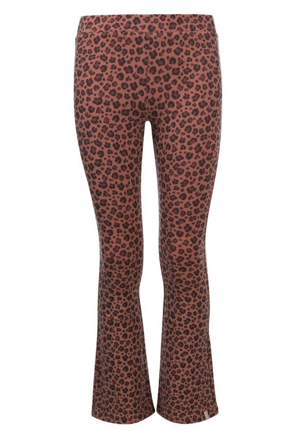 LOOXS Little Meisjes flair broek - Luipaard
