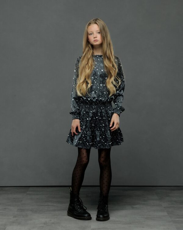 ELLE Chic Meisjes jurk - SHANNA - Zwart