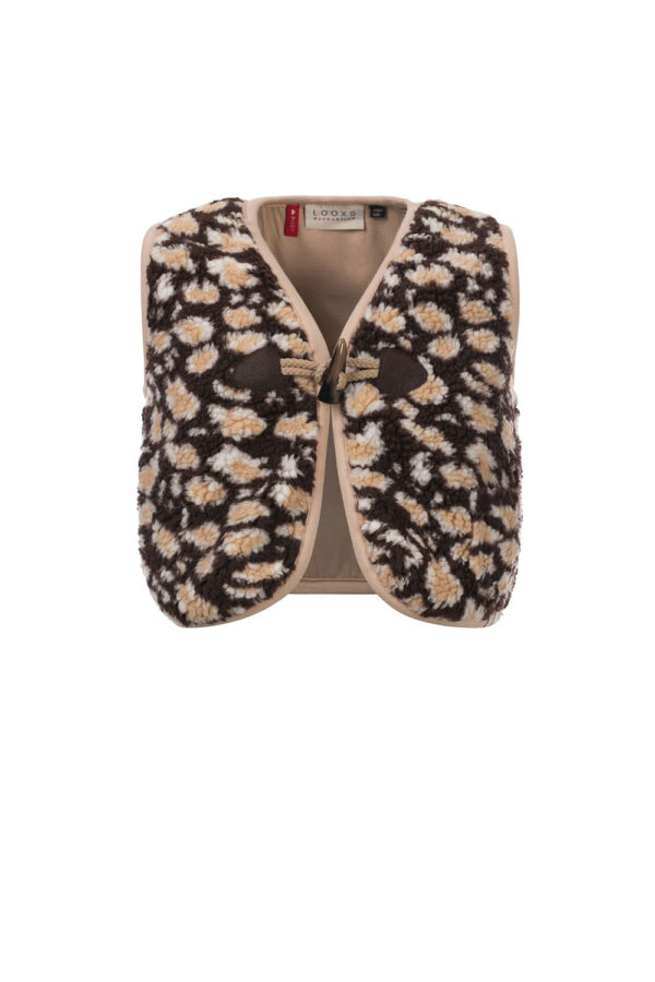 LOOXS Little Meisjes gilet - Cacao