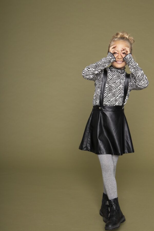 Le Chic Meisjes jurk - SALMA - Zwart