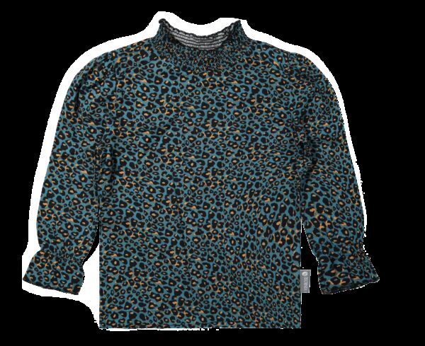 Vinrose Meisjes blouse - Blauwgroen
