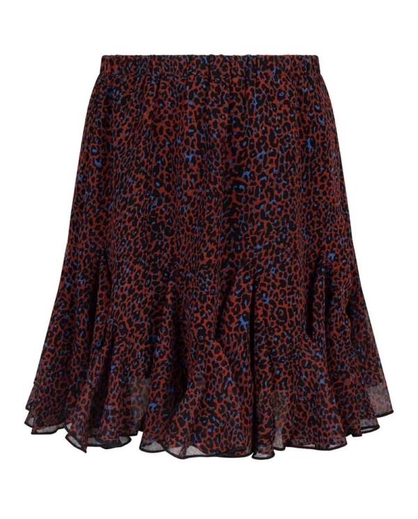 Indian Blue Jeans Meisjes rok panter - Camel bruin