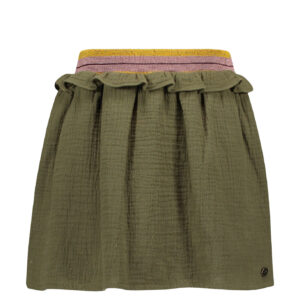 Like Flo Meisjes rok - Fancy 2-laags - Army