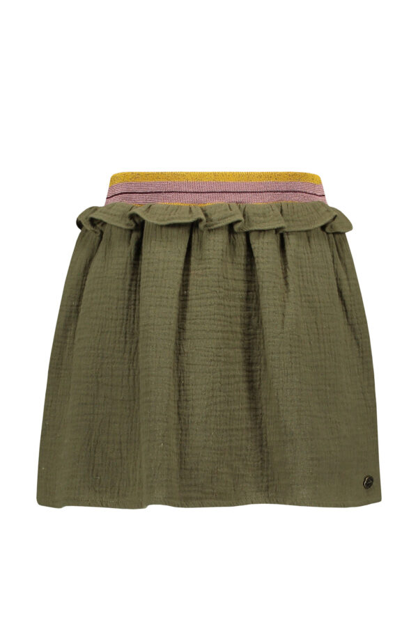 Like Flo Meisjes rok - Fancy 2-laags - Army