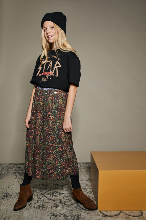 NoBell Meisjes shirt - Keo - Jet zwart