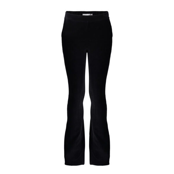 Geisha Meisjes flair broek velours - Zwart