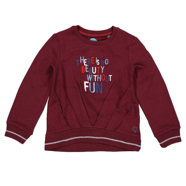 Quapi Meisjes sweater - Kenza - Bordeaux