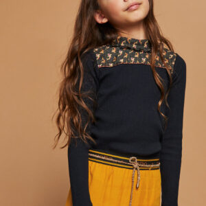 NoNo Meisjes shirt - Karlis - Phantom