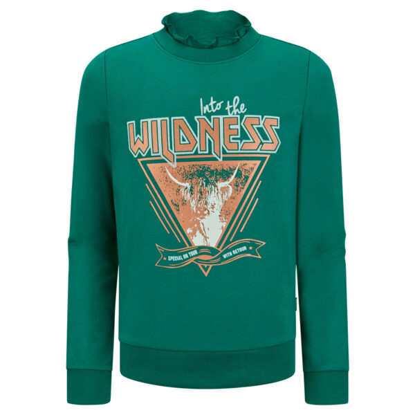 Retour Jeans Meisjes sweater - Eboni - Forest groen