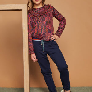 NoNo Meisjes blouse - Tyuna - Rust