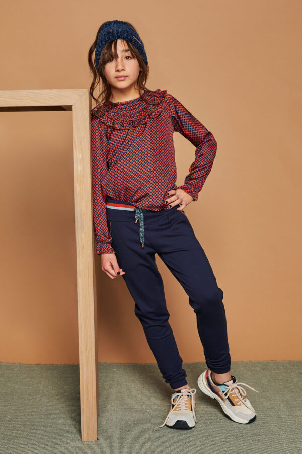 NoNo Meisjes blouse - Tyuna - Rust