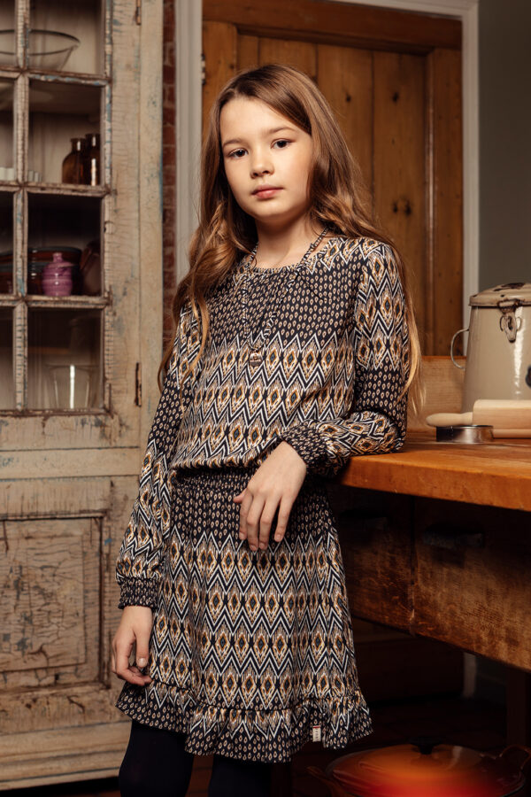 LOOXS 10sixteen Meisjes jurk print - Native AO