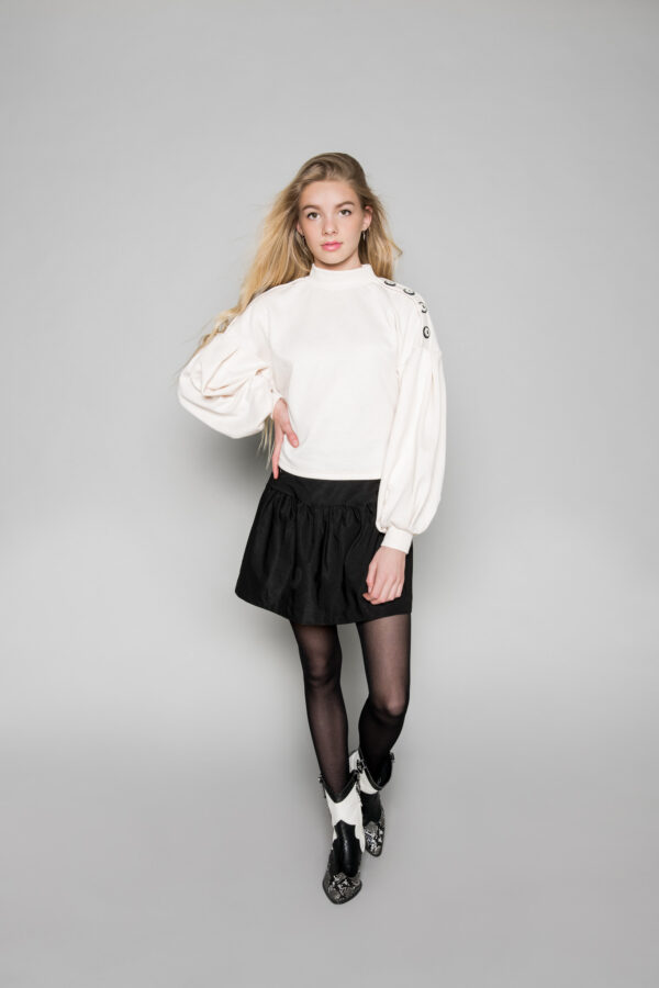 Frankie & Liberty Meisjes trui gebreid - Becky - Cream
