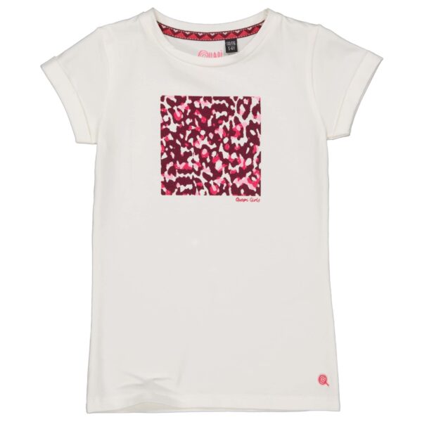 Quapi Meisjes t-shirt - Mae - Off White