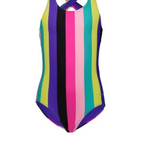 B.Nosy Meisjes badpak - Regenboog streep