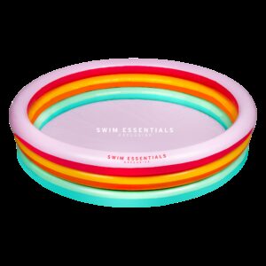 Swim Essentials Meisjes Rond zwembad 150 cm Regenboog