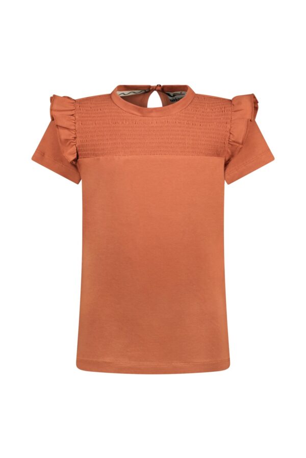Moodstreet Meisjes top smock - Terra