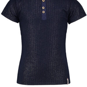 NoNo Meisjes t-shirt - Kami - Marine blauw