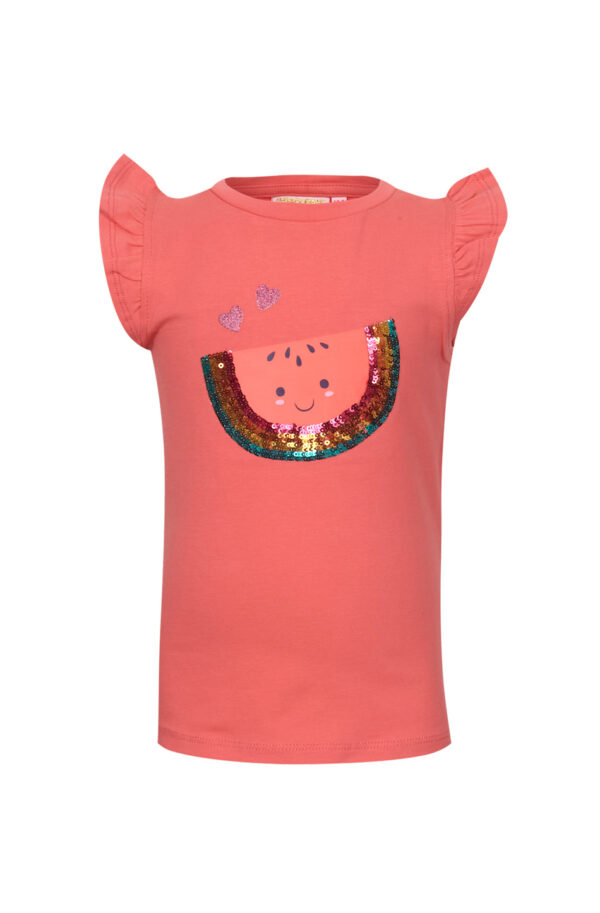 Someone Meisjes t-shirt - Melon - Koraal