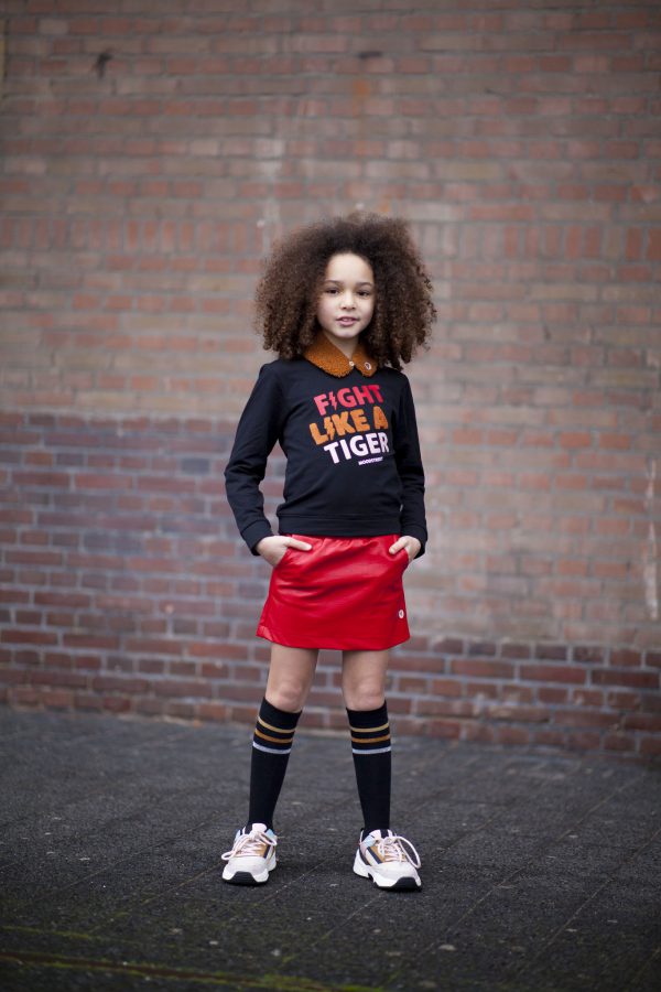 Moodstreet Meisjes rok nepleer - Rood