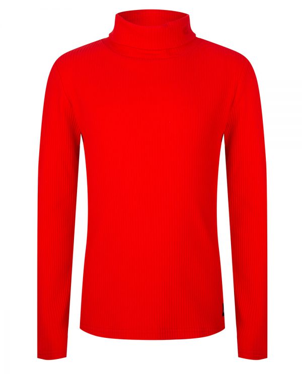 Indian Blue Jeans Meisjes shirt col basic - Poppy rood