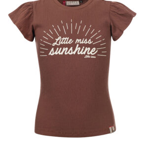LOOXS Little Meisjes t-shirt - Cacao