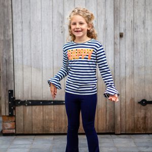O'Chill Meisjes flair broek - Blaire - Marine Blauw