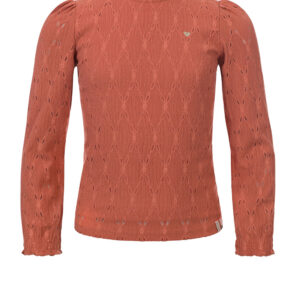 LOOXS Little Meisjes top kant - Redwood
