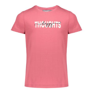 Geisha Meisjes t-shirt 'happy thoughts' - Roze
