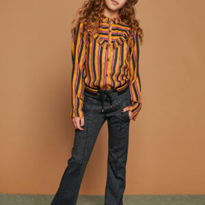 NoNo Meisjes blouse - Tikky - Saffron