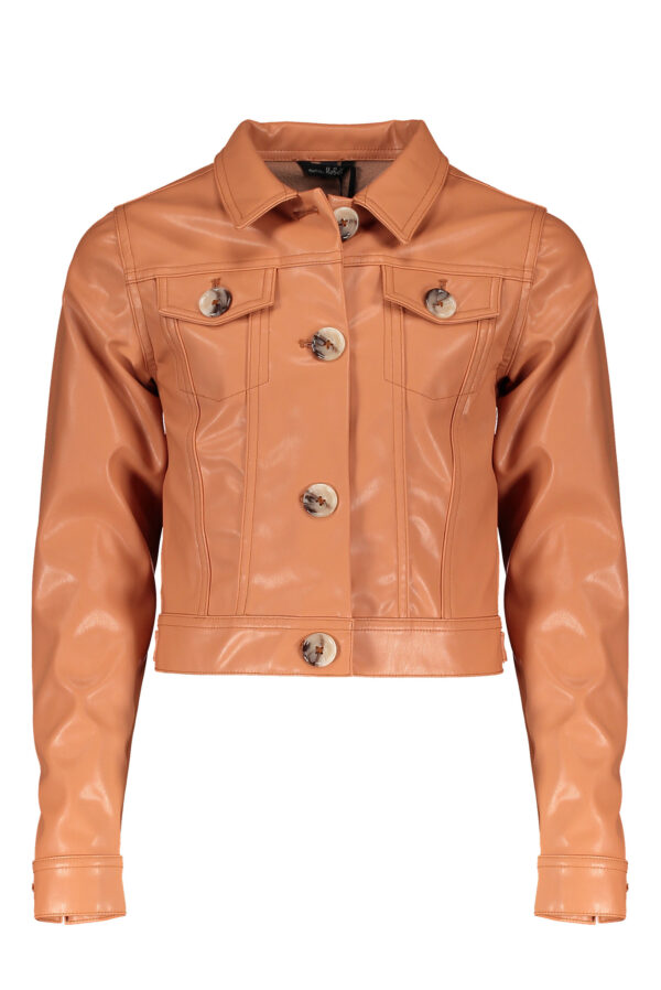 NoBell Meisjes jasje PU - Deni - Soft Copper