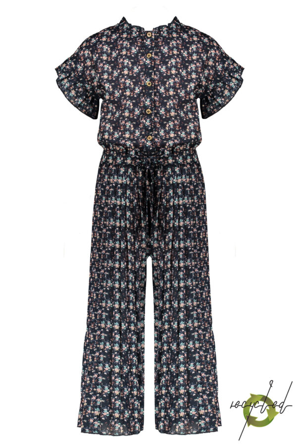 NoNo Meisjes jumpsuit - Sasou - Marine blauw