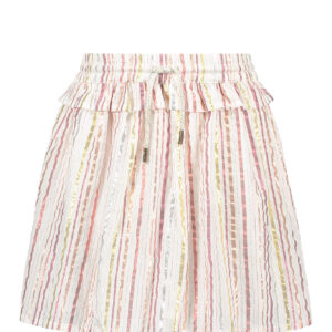 Like Flo Meisjes rok gestreept - Metallic