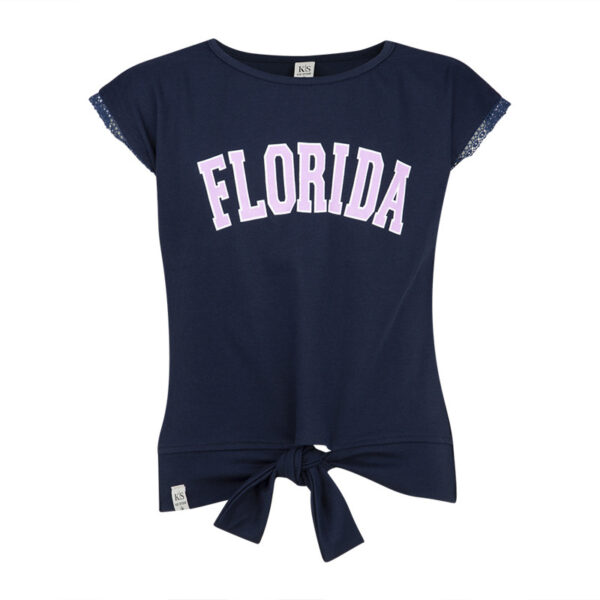 KIEstone Meisjes top - Donker blauw