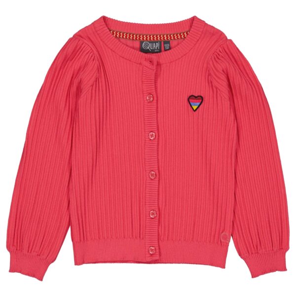 Quapi Meisjes vest - Marga - Koraal roze