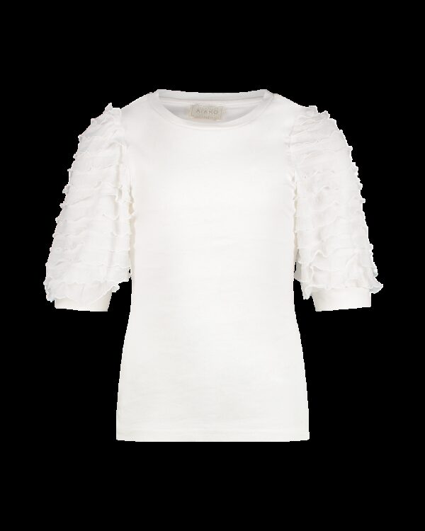AI&KO Meisjes top - Rachel G Co 190 - Les blancs