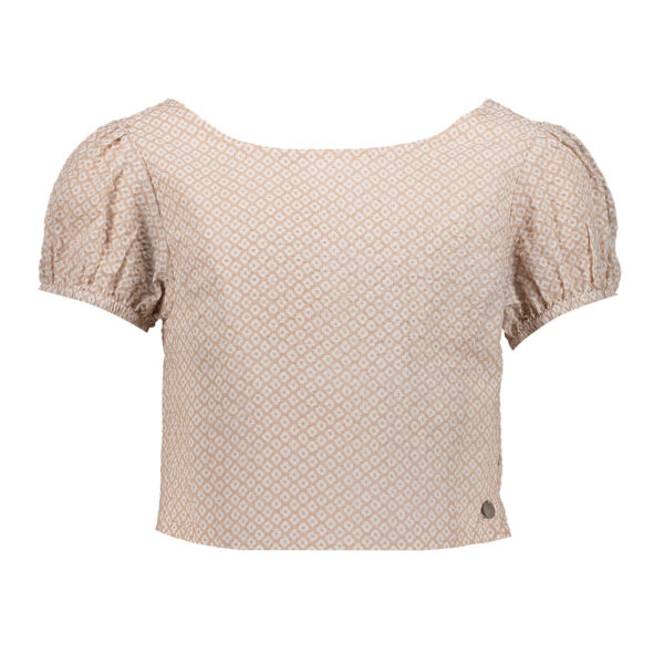 Frankie & Liberty Meisjes top - Cleo - Print cool zand/wit