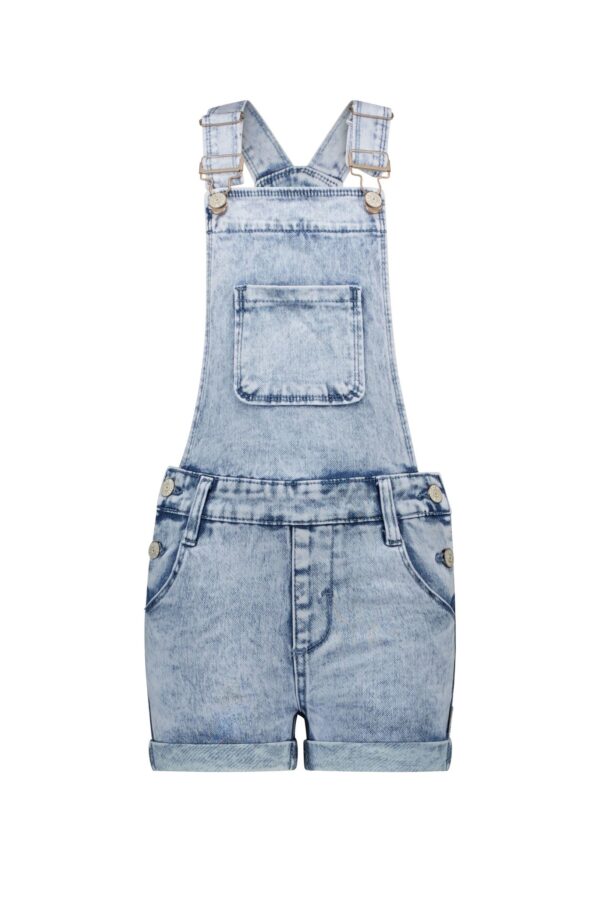 B.Nosy Meisjes denim salopette - Happy denim